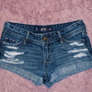 Hollister short-short jean shorts